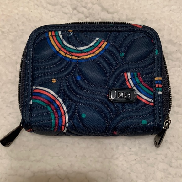 Lug Splits Wallet Rainbow Pattern - Picture 1 of 4